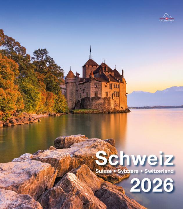 Produktbild Schweiz 21x24 2026 (21 x 24 cm, Harter Einband, Französisch, Deutsch)