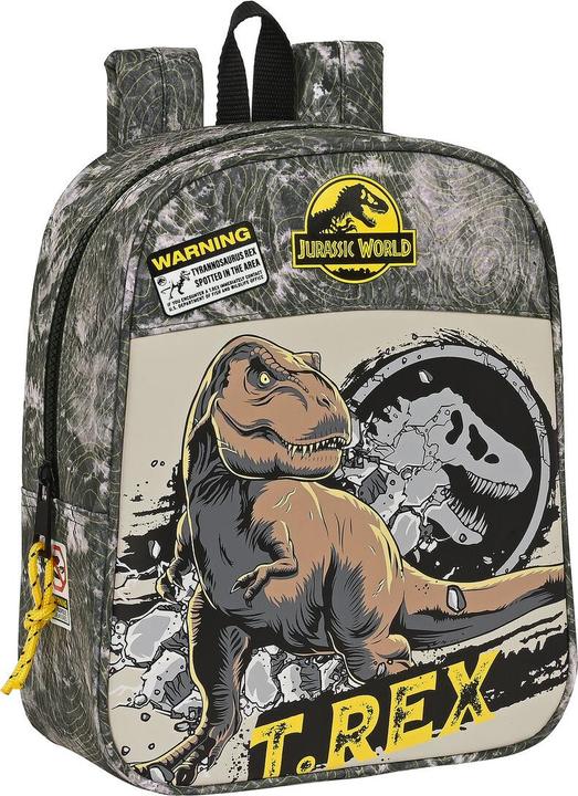 Produktbild Jurassic World Kinderrucksack Warning Grau 22 x 27 x 10 cm