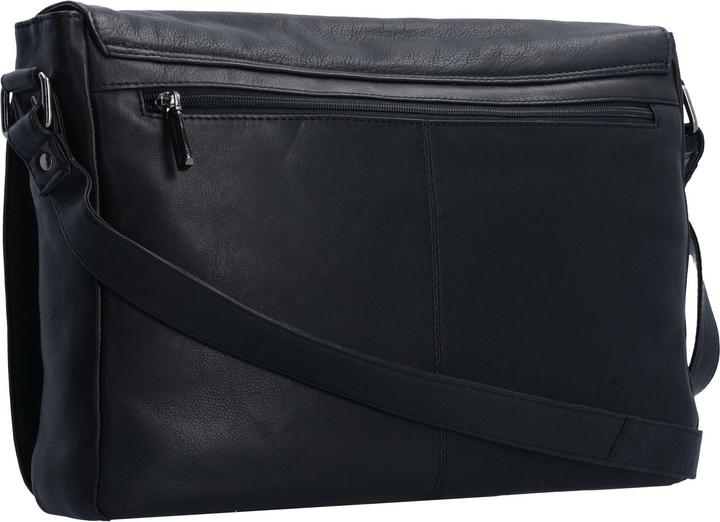 Produktbild Greenland Nature Black Nappa Messenger Leder 38 cm (8 l)