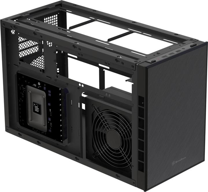 Immagine prodotto Silverstone SST-SG17B (nero) (mATX, Mini-ITX, Mini-DTX)