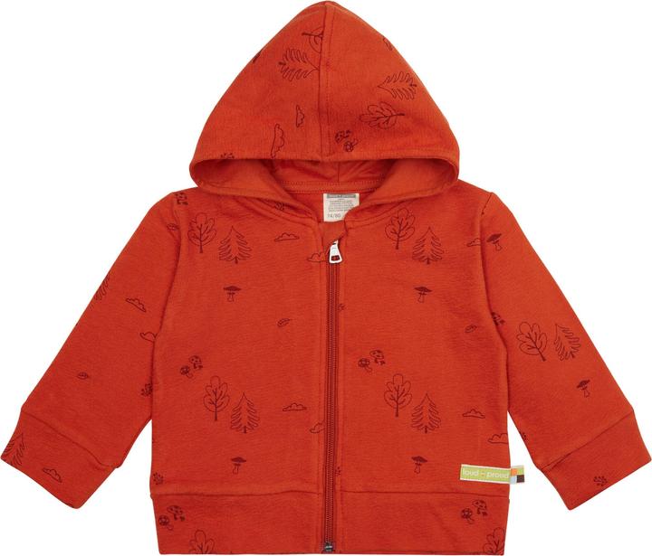 Produktbild loud + proud Jacke Strukturstrick Terracotta (86)