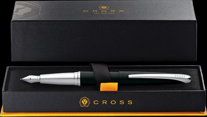 Image du produit Cross ATX Plume Basalt Black bec F acier (Noir basalte, 1 x)