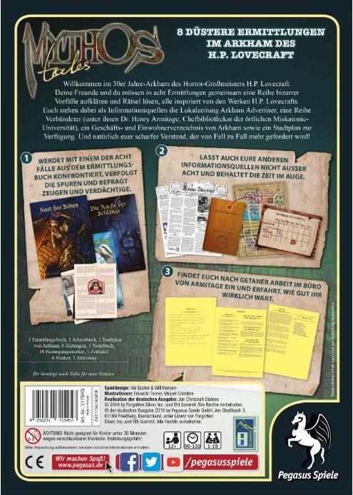 Produktbild Pegasus 51794G - Mythos Tales, Kartenspiel, 1-10 Spieler, ab 12 Jahren (DE-Ausgabe) (Deutsch)