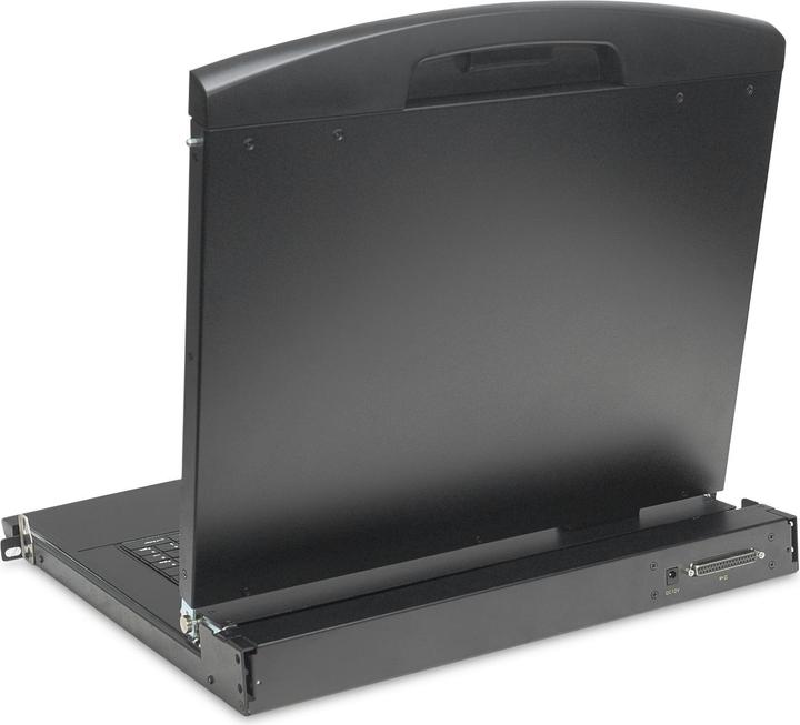 Produktbild Digitus 19" HD LCD KVM Konsole, 16-Port VGA, schweizer Tastatur