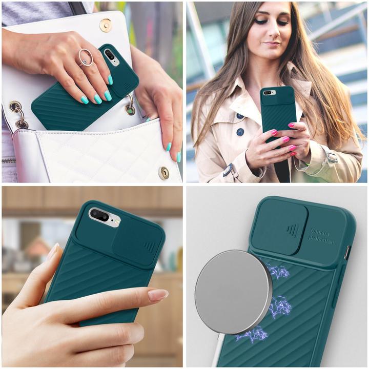 Actual product image Cadorabo TPU cover with camera protection (Apple iPhone 7 Plus, Apple iPhone 7s Plus)