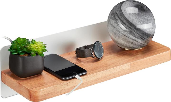 Actual product image Relaxdays Wall shelf illuminated (40 x 17 x 18.5 cm)