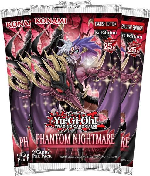 Actual product image Yu-Gi-Oh ! JCC - Pack de 3 Boosters Phantom Nightmare (Tuckbox cartonné) (English, Booster display)