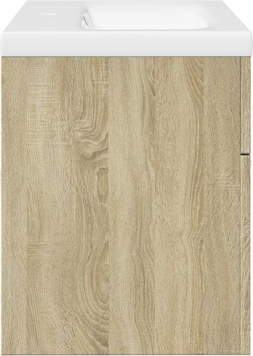 Actual product image VidaXL Vanity unit Wall-mounted vanity unit Bathroom cabinet with built-in basin