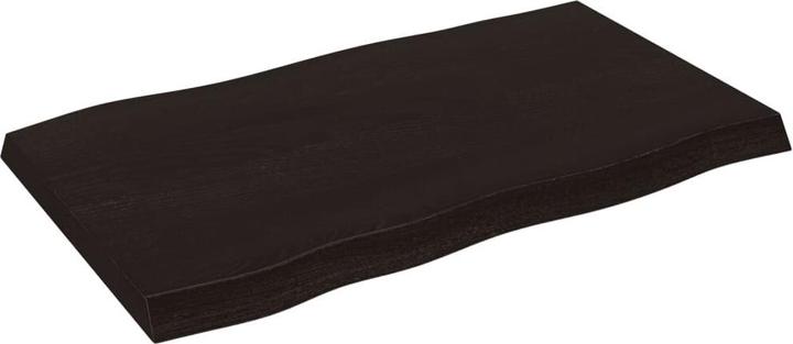 Produktbild VidaXL Tischplatte 100x60x6 cm Massivholz Eiche Behandelt (100 x 60 x 6 cm)