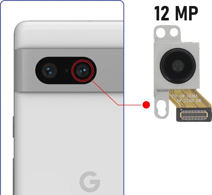 Immagine prodotto Clappio Ricambio per fotocamera ultragrandangolare (Google Pixel 7)