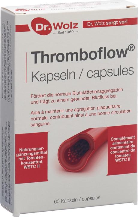 Image du produit Dr. Wolz Débit de thrombine (60 pièce(s), Capsules, 47 g)