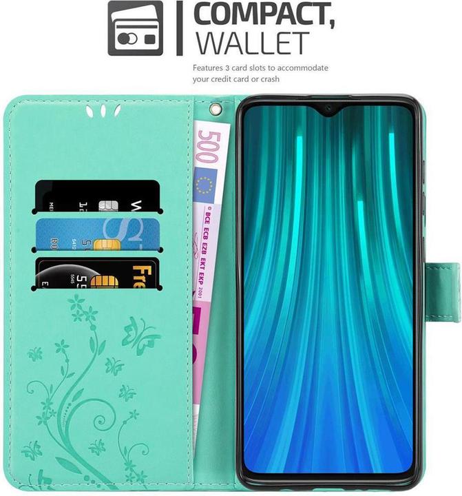 Image du produit Cadorabo Couverture du livre de fleurs (Xiaomi Redmi Note 8 Pro)