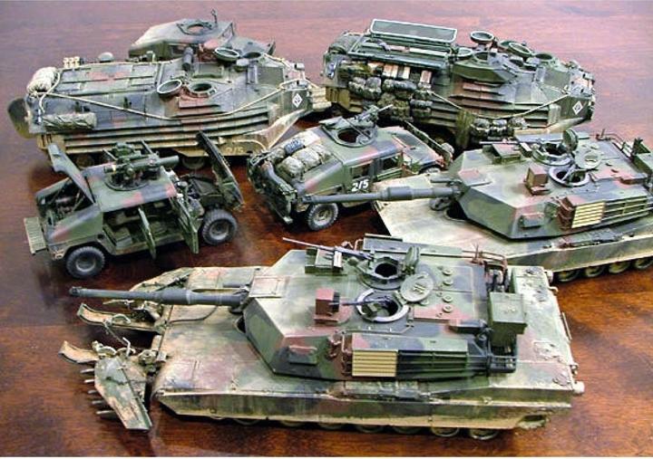 Actual product image Tamiya 1:35 US KPz M1A2 Abrams Iraqi Freedom(2)