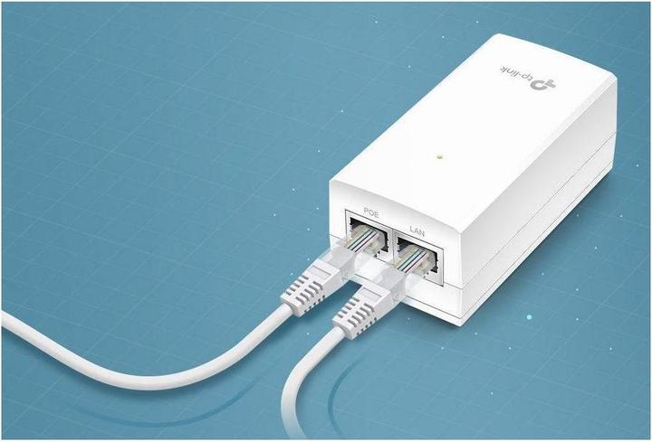 Actual product image TP-Link POE4818G - TL- - 48V passive PoE injector adapter, 18W (Proprietary 48V, 18 W)
