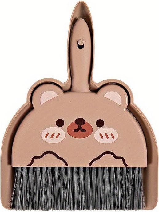 Immagine prodotto Activity Board 1pc Adorable Cartoon Mini Kehrschaufel und Besen, Petite Handheld Cleaning Kit für Desktop und (1 pz.)