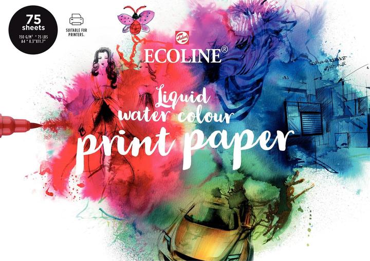 Talens Ecoline (A4, Rigatura speciale, Copertina rigida)