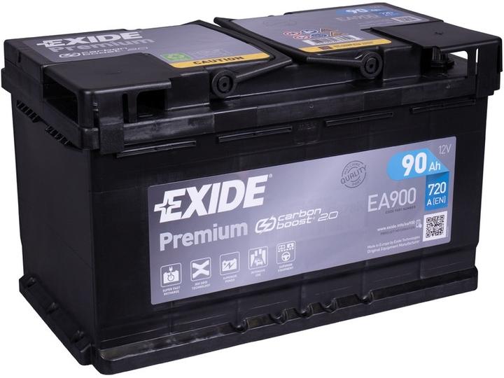 Image du produit Exide Premium EA900 (12 V, 90 Ah, 720 A)