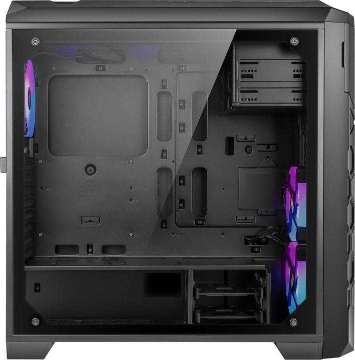 Actual product image Azza Geh Fulltower ATX Storm 6000B ARGB(Win-Glass,4xRGB)2xUSB (ATX, E-ATX, mATX)