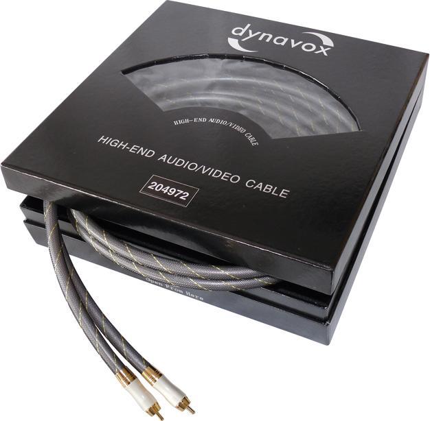 Image du produit Dynavox Câble stéréo RCA haut de gamme 2 x 15 m (0.50 m)
