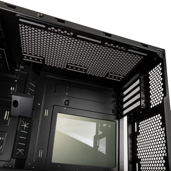 Productafbeelding Silverstone SST-LD01B Lucid Micro ATX Toren, TG (Mini-ITX, Mini-DTX)