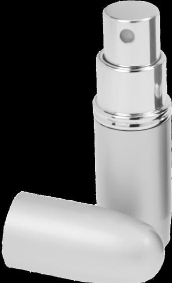 Taschenzerstäuber, Aluminium, silber, für 4 ml, Höhe: 7,5 cm (4 ml)