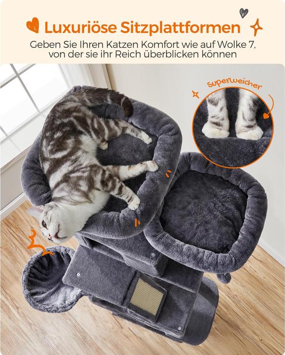 Produktbild Feandrea Cat Spa (206 cm, Grau)