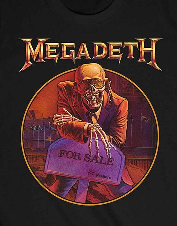 Immagine prodotto Megadeth Maglietta con elenco tracce Peace Sells (S)