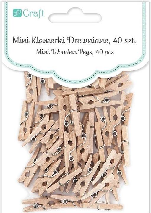 Immagine prodotto Partydeco Mini chiodini in legno da 2,5 cm 30 pezzi