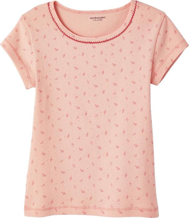 Actual product image Vertbaudet 3er-Pack Mädchen T-Shirts, Ripp Oeko-Tex (140)