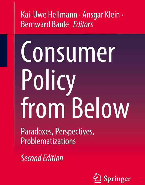 Produktbild Consumer Policy from Below (Englisch, Bernward Baule, Kai-Uwe Hellmann, Ansgar Klein, 2024)