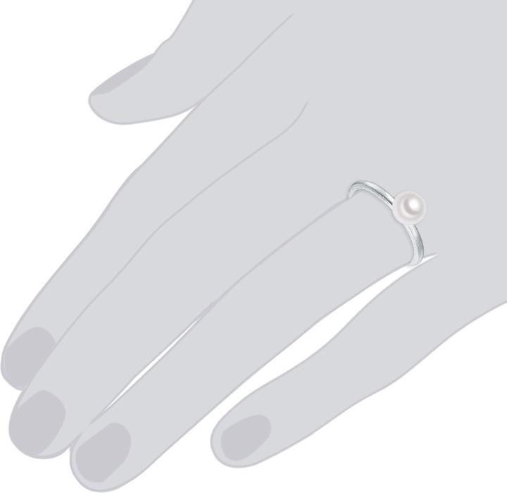 Image du produit Valero Pearls Femme argent sterling perle d'eau douce de culture argent - 3914 (52, Argent 925)