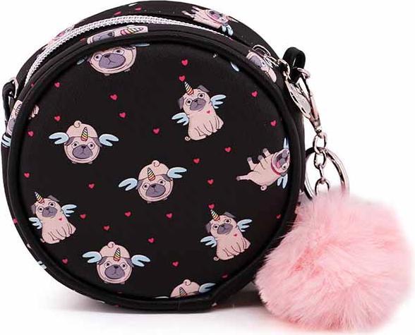 Produktbild Oh My Pop! Small Round Shoulder Bag Pug