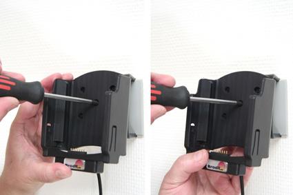 Produktbild Brodit Aktivhalter m Kugelgelenk - Handy/Smartphone - Aktive Halterung - Auto - Schwarz