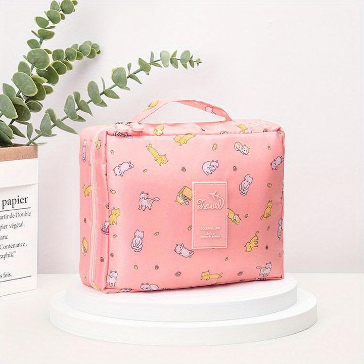 Immagine prodotto Only-Bags.Store Borsa cosmetica portatile da trasporto, borsa da viaggio di grande capacità, facile da trasportare