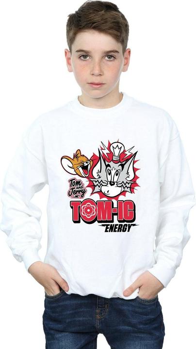 Immagine prodotto Tom & Jerry Tomic Energy Felpa Ragazzi (140, 146)