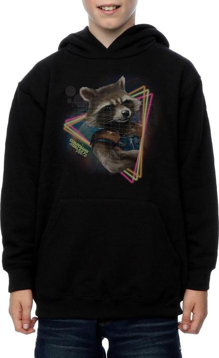Actual product image Boys Guardians Of The Galaxy Neon Rocket Hoodie (116)