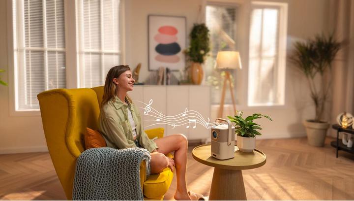 Actual product image Yaber T2 Plus LED projector (Full HD, 450 lm)