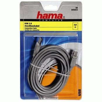 Produktbild Hama USB 2.0 Kabel (5 m, USB 2.0)