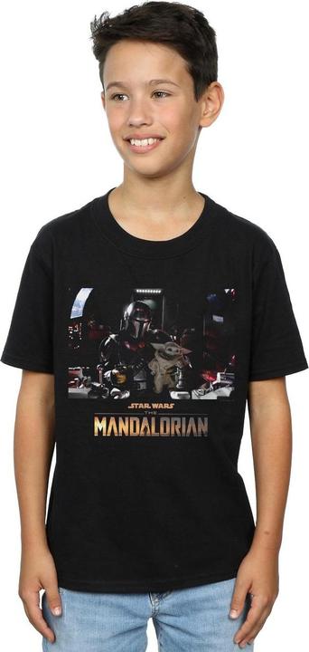 Produktbild Star Wars The Mandalorian Child On Board TShirt Jungen (140, 146)
