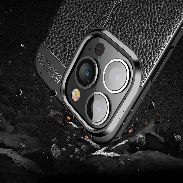 Produktbild Cadorabo TPU Cover Kunstleder Struktur (Apple iPhone 13 Pro Max)