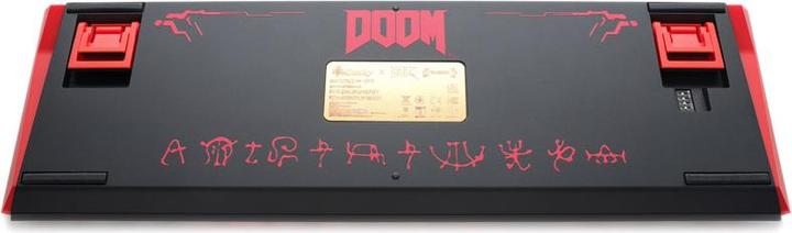 Produktbild Ducky x Doom One 3 SF Gaming Tastatur, RGB LED - MX-Silent-Red (DE, Kabelgebunden)