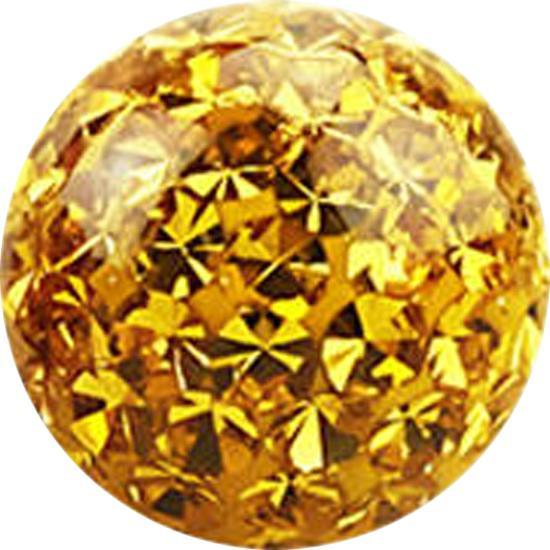 Immagine prodotto Star Piercing Anello nero con tre cristalli (Acciaio chirurgico 316L, senza ottone)