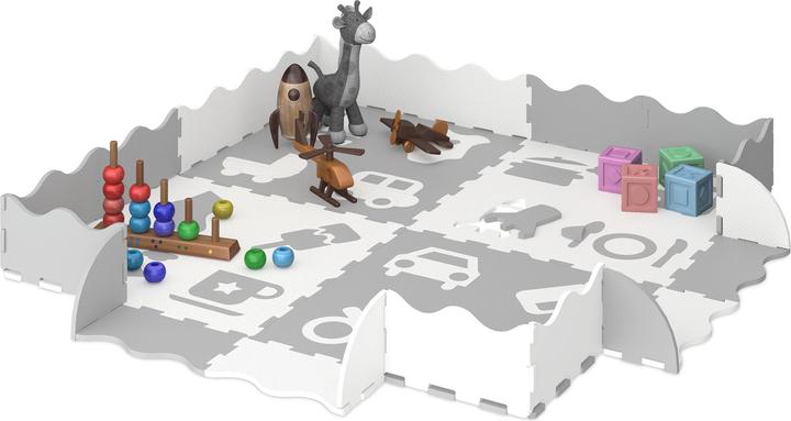 Image du produit Relaxdays tapis puzzle 24 pièces (60 x 60 x 1 cm)