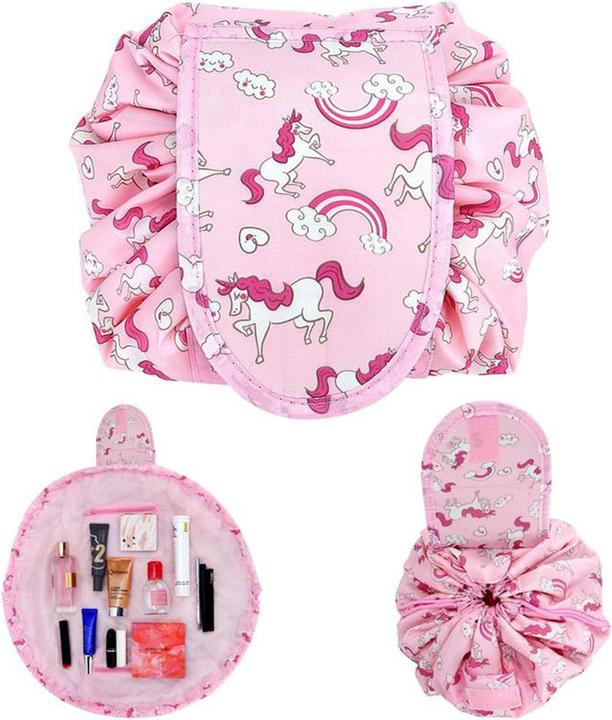 Produktbild Intirilife Kosmetiktasche in ROSA WEISSE PFERDE