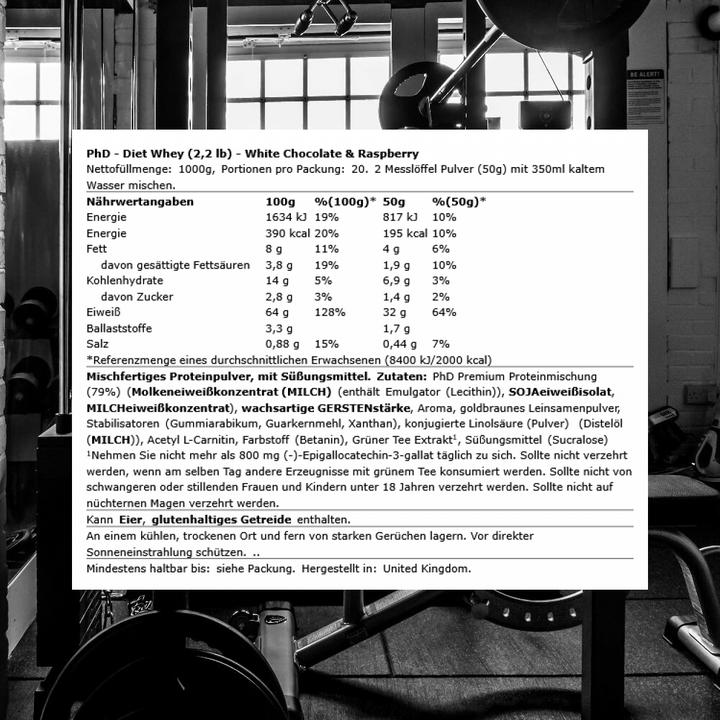 Immagine prodotto PhD Nutrition Siero di latte dietetico (Lampone, 1 pz., 1000 g)
