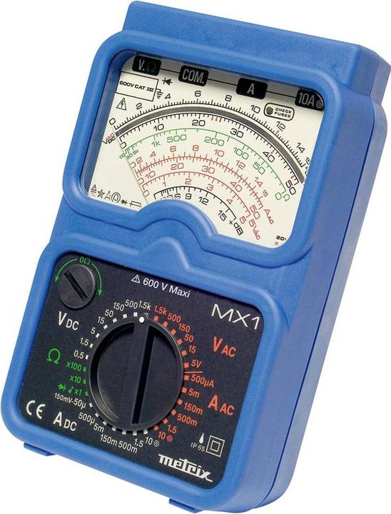 Actual product image Metrix Hand multimeter analog MX1 Cal (CAT II 1000V, CAT III 600V)