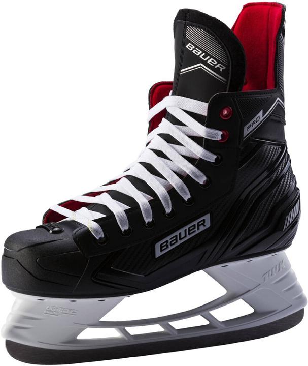 Bauer Pro Skate Junior Kinderschlittschuh (Grösse: 2.0 = 35.0, 900 schwarz/weiss/rot (35)