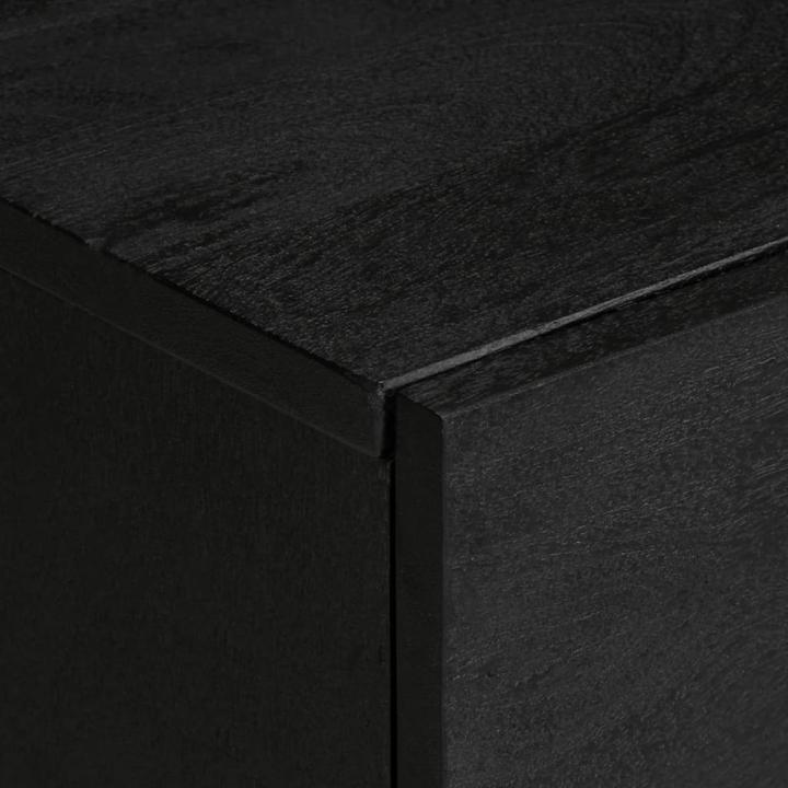 Actual product image VidaXL TV cabinet Lowboard TV cabinet TV table black wood-based material (105 x 33 x 46 cm)