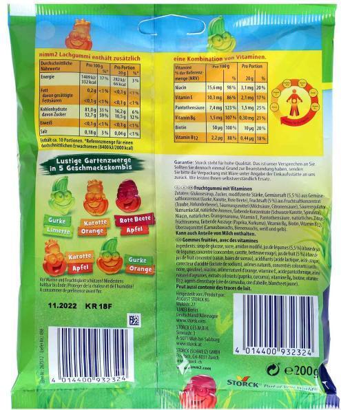 Produktbild nimm2 Lachgummi Gartenzwerge (1 Stk., 200 g)