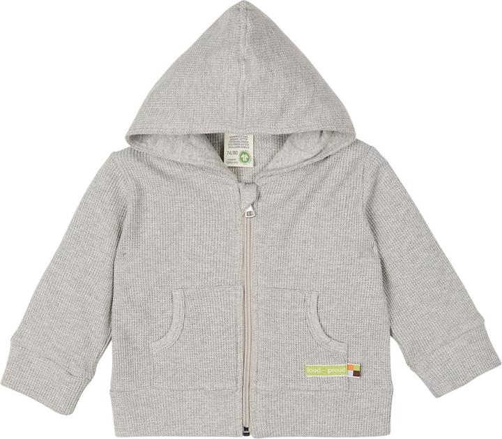 Produktbild loud + proud Kapuzenjacke Waffelstruktur (80)